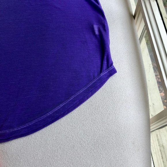 Womens' Purple Short Sleeve Shirt - Picture 8 of 8